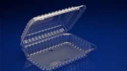 CHC-862<br></br>   8” X 6” OBLONG CLEAR HINGED CONTAINER <br></br> 4 Tiers x 9 cases per tier = 36 cases per pallet