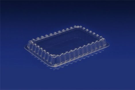 CDL-268 <br></br> Clear Plastic Dome Lid to fit most manufacturers 1 ½ & 2 ¼ lb. foil trays.<br></br>7 Tiers x 16 cases per tier = 112 cases per pallet