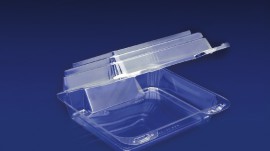 CBC-88S<br></br> ClearBoost 7″ PET Slanted Container