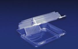 CBC-88S<br></br> ClearBoost 7″ PET Slanted Container