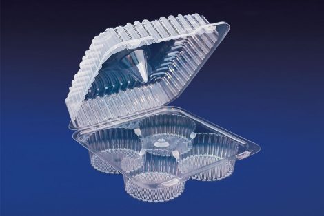 CHC-04LG 4 LARGE CELL JUMBO CUPCAKE/MUFFIN CONTAINER