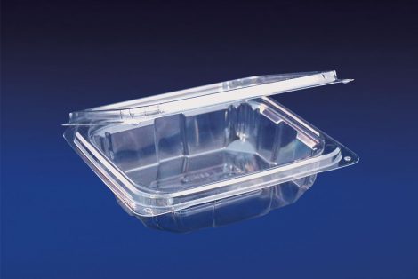 HLD-024 ClearBoost 24oz. Perimeter Seal Hinged Deli Container PET