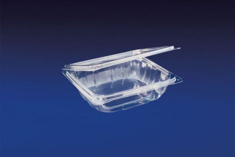 HLD-008 ClearBoost 8oz. Perimeter Seal Hinged Deli Container PET