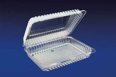 CHC-1073 10×7″ Oblong Clear Hinged Container